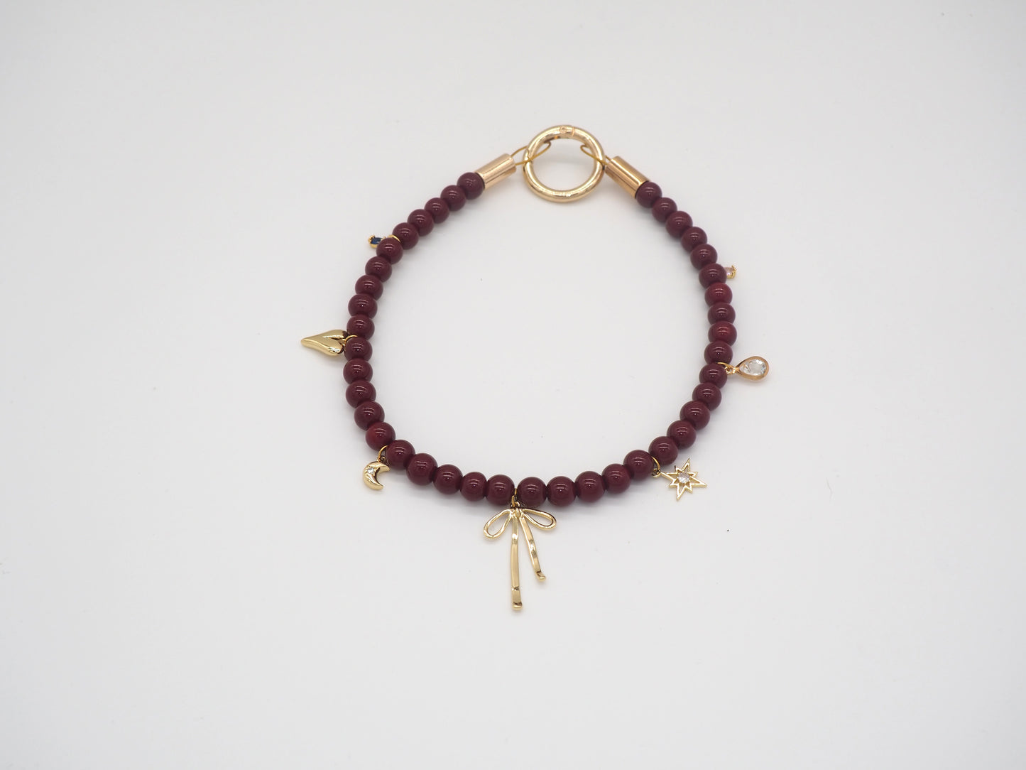 Celeste beaded dog collar