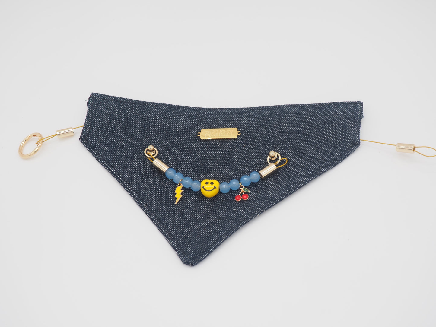 100% Denim Cool Kid Dog Bandana-Collar