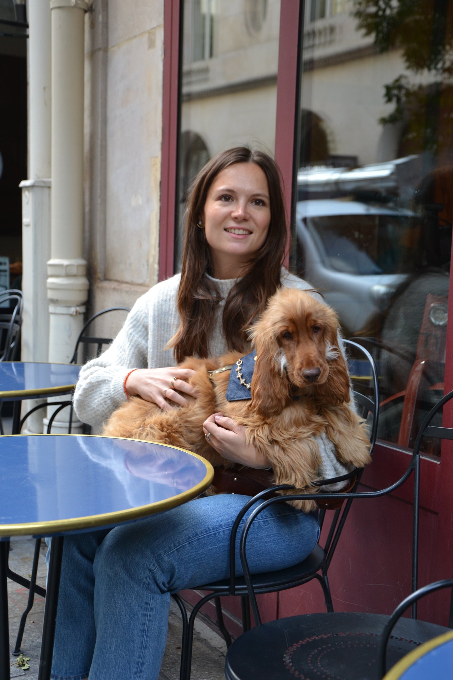 Bandana-Collier 100% denim Star Kid pour chiens