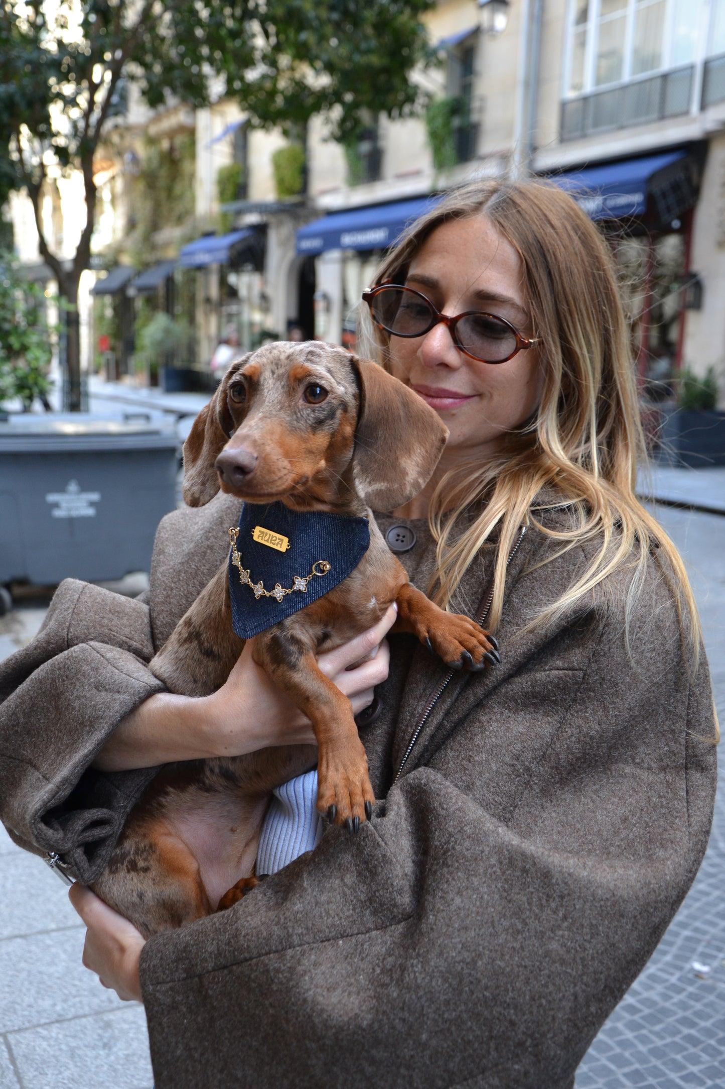 Bandana-Collier 100% denim Star Kid pour chiens