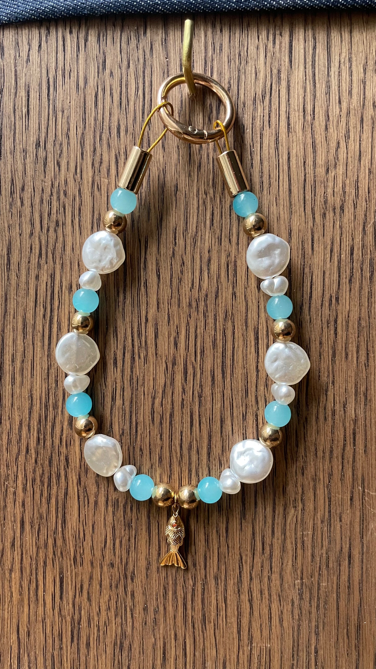 Collier en perles pour chien French Riviera