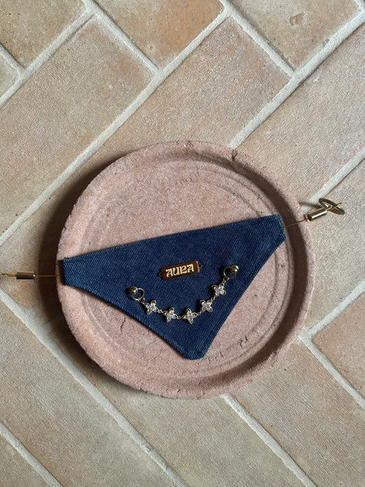Bandana-Collier 100% denim Star Kid pour chiens