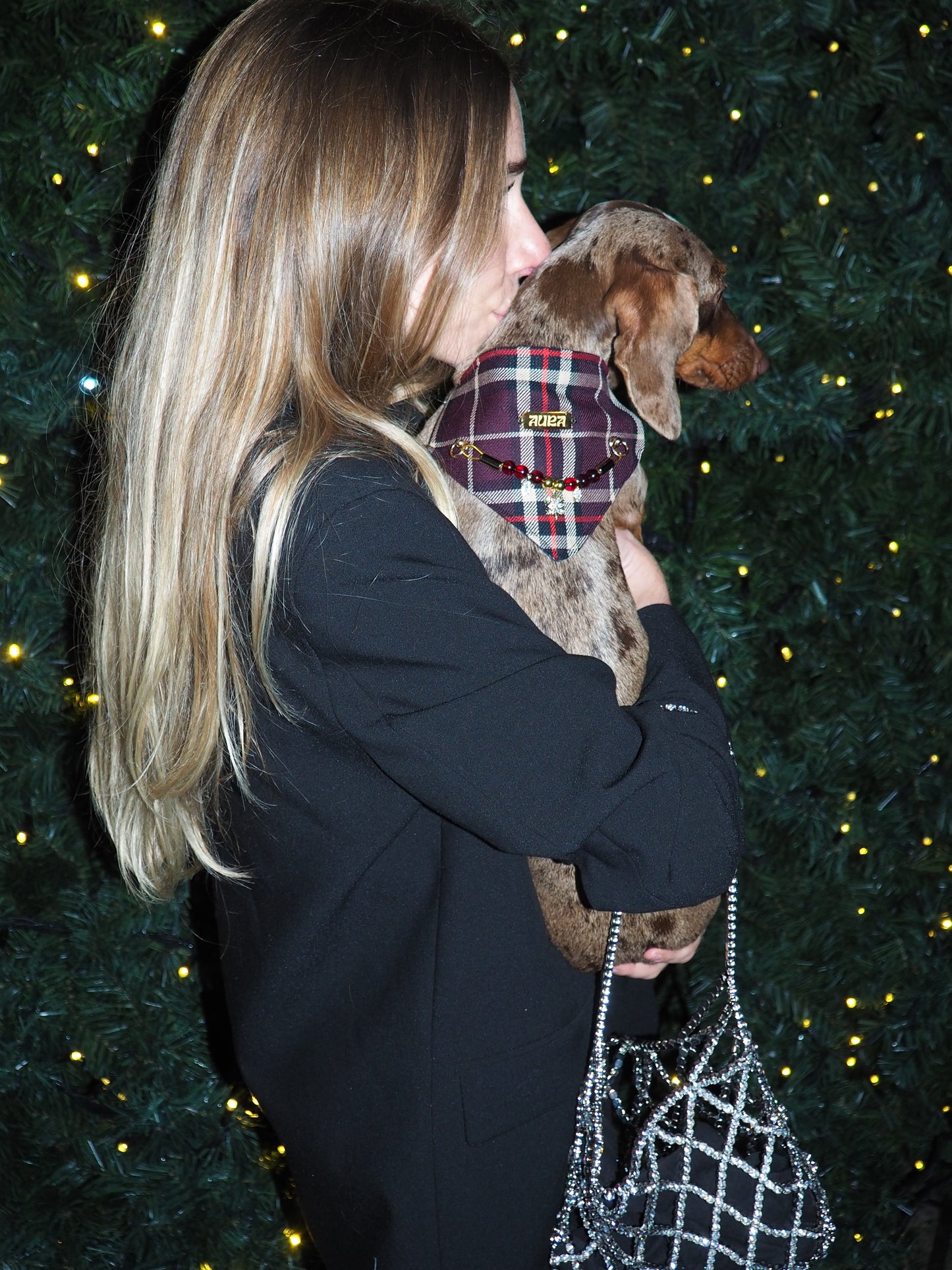 Bandana-Collier Tartan Bijou