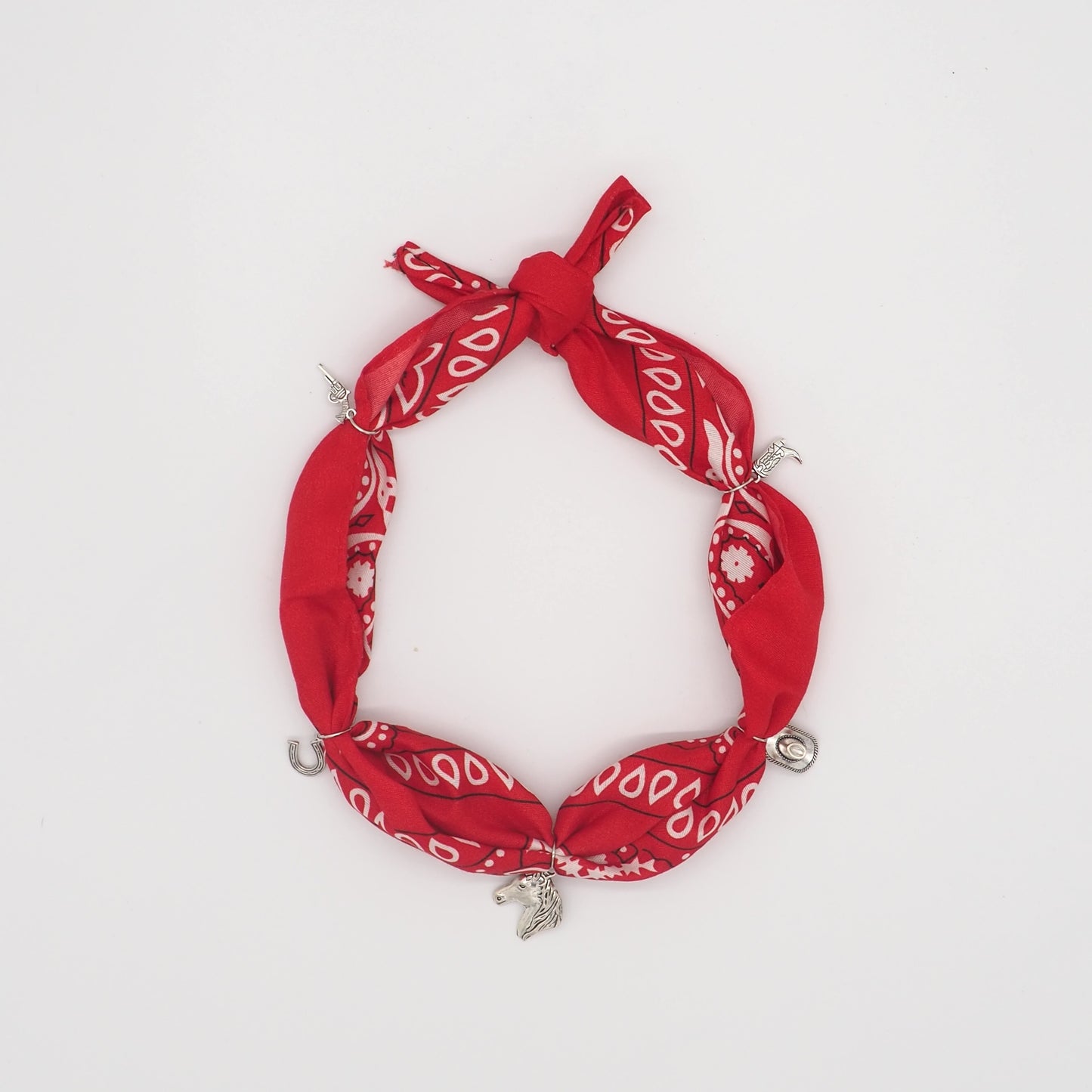 Woody Red Tie-on Bandana Collar for Dogs and Cats