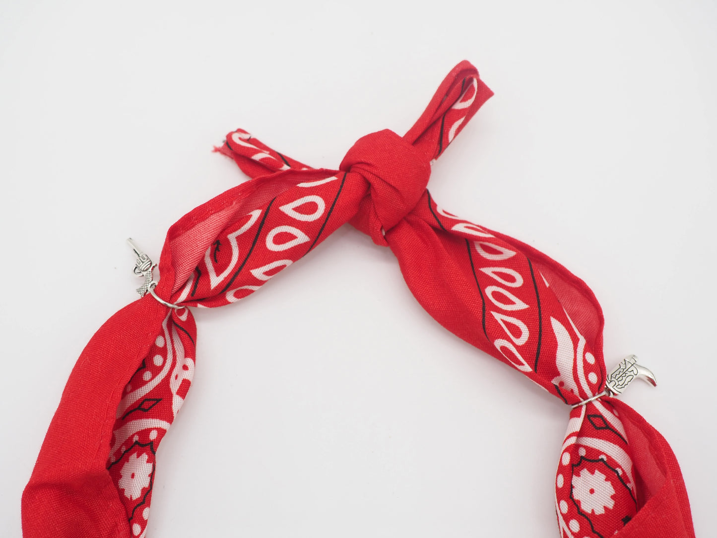 Woody Red Tie-on Bandana Collar for Dogs and Cats