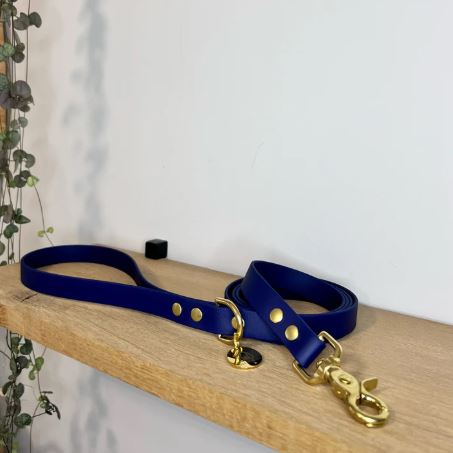 Pack Bandana en jeans + Collier en biothane - Aura x Oscar & Co